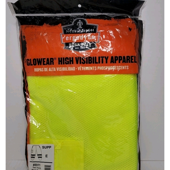 Tenacious Ergodyne Work Gear Glowwear High Visibility Apperal Two Tone Mesh Pant - Picture 3 of 5